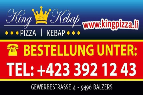 King Pizza Kebab Döner Kurier - 9496 Balzers